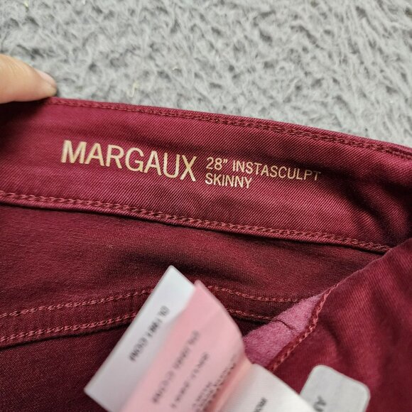DL1961 Jeans Womens 32 Margaux Red Stretch Mid Rise Xtwill Skinny NWOT - Picture 13 of 16